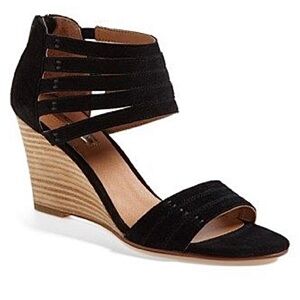 Halogen Kyla Suede Strappy Wedge Sandal
